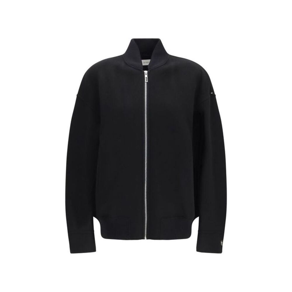 Max Mara Black Wool Oves Aries Full-Length Women's Jacket